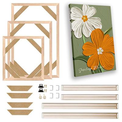 50x70 60x90 60x120cm Płótno Rama Drewniane Ramy Drewniane Zdjęcie Obraz Olejny Płótno Malowanie Diamentowe Ramy Płótno Drewno Rama Ścienna