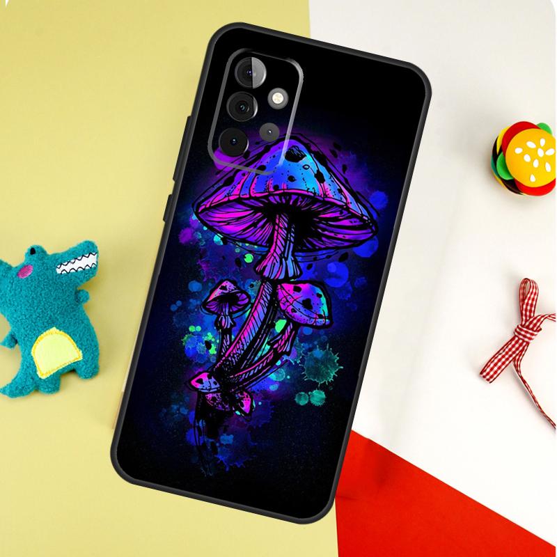 Trippy Mushroom Psychedelic Art For Samsung Galaxy A53 A33 A13 A54 A34 A14 A55 A35 A15 A05 A06 A16 A22 A32 A52 Phone Case