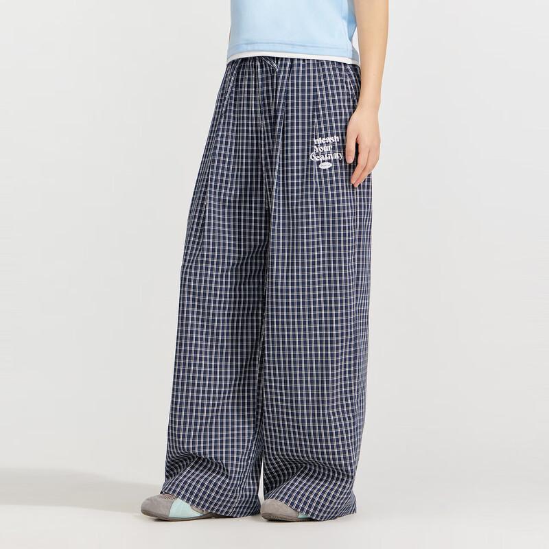 Desha Girls  Plaid Wide-Leg Trousers 170