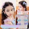 Mermaid Hairpin  Children's Princess Headdress  Bow  New High-end Head Chain  Girls' Clip Treasure Hair Accessories