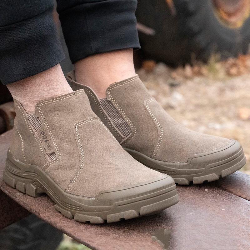 Jianging Lightweight Breathable Summer Safety Work Shoes 36