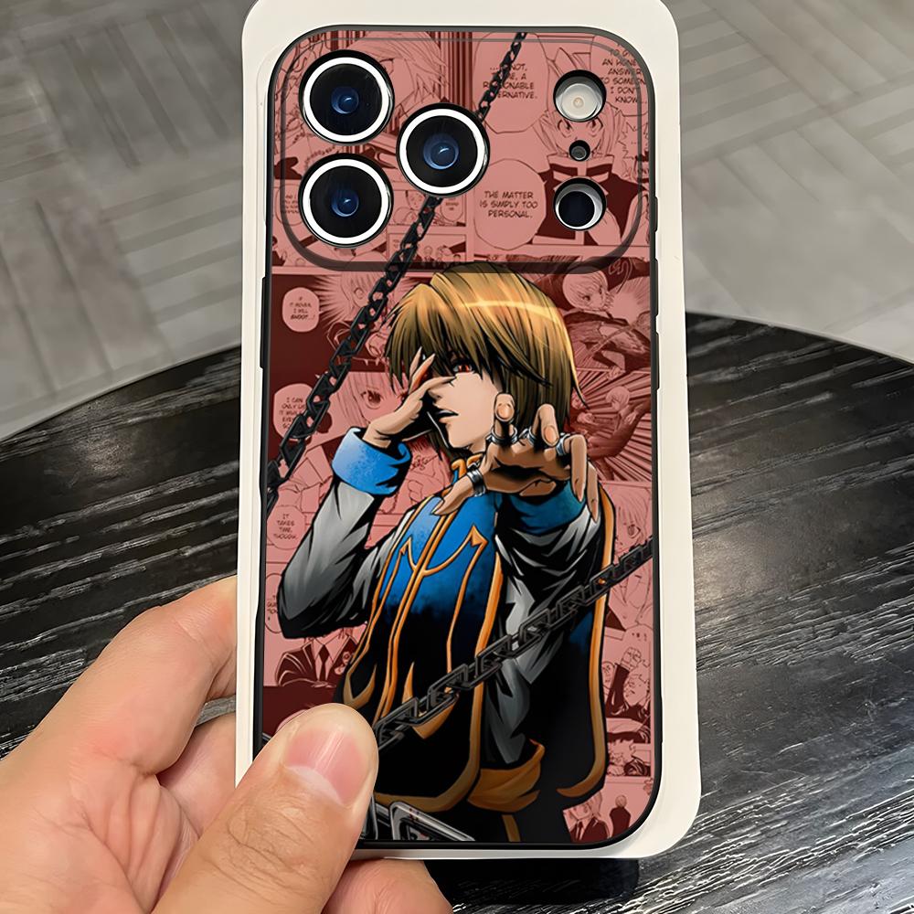 

Hunter X Hunter Anime Kurapika Phone Case For IPhone 17 Pro Max 16 15 14 Pro Max 13 11 X Xs Xr 8 7Plus Silicone Cover iPhone 14