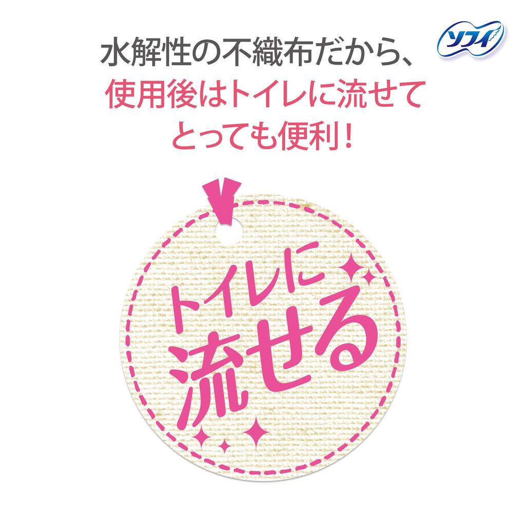 Sofy Delicate Wet Flushable 6 Sheets X 2 Packs Type,