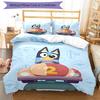 3pcs B-Blucy6 Design Cover Set - HD Printed Bedding with 1 Cover and 2 Pillowcases - Perfect for Home and Dorm Decor