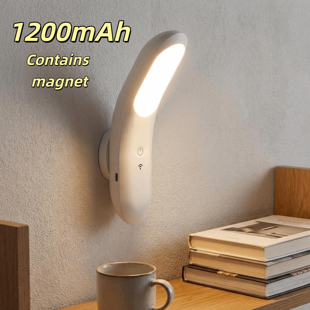 

Dual Use Power Supply LED Desk Lamp Soft Uniform Light Strong Flashlight Rechargeable Lamp Compact Size Multi-Functional Design