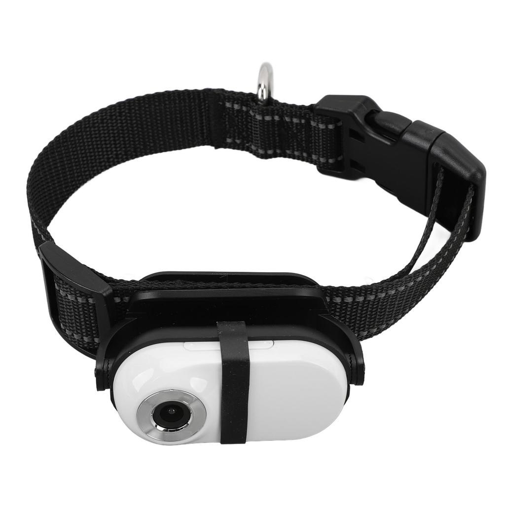 Pet Collar Camera 1080P Back Clip Adjustable Angle View Wifi Wireless Dog Tracker Collar Action