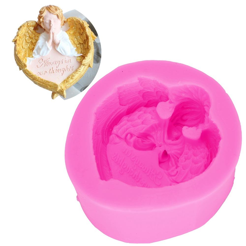 Silicone Candle Mould Pink DIY Cake Mould Soap Mould Chocolate Mould Resin Making