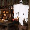 Halloween Hengende Skalle Spøkelse Skummel Grim Reaper Skjelettdekorasjon for Utegård Veranda Spøkelseshus Festdekor
