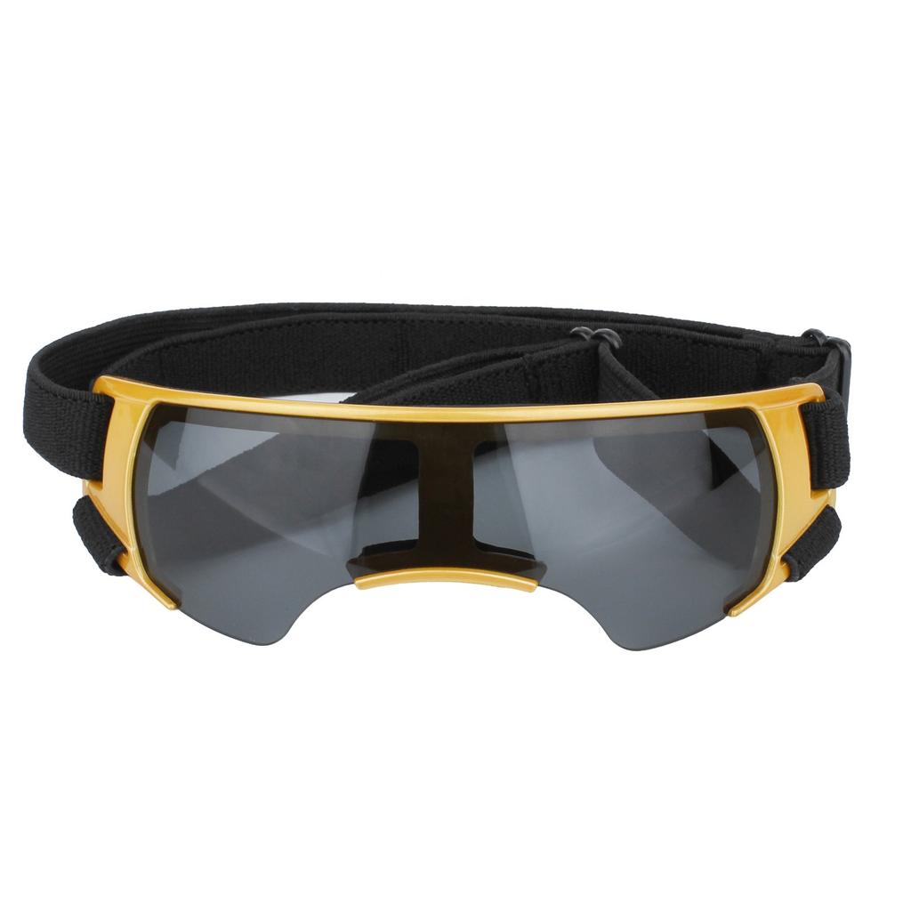 Hundebrille Anti-UV Haustier-Sonnenbrille Staubdicht Winddicht Brille Hundesonnenschutz mit verstellbarem Riemen für Hund