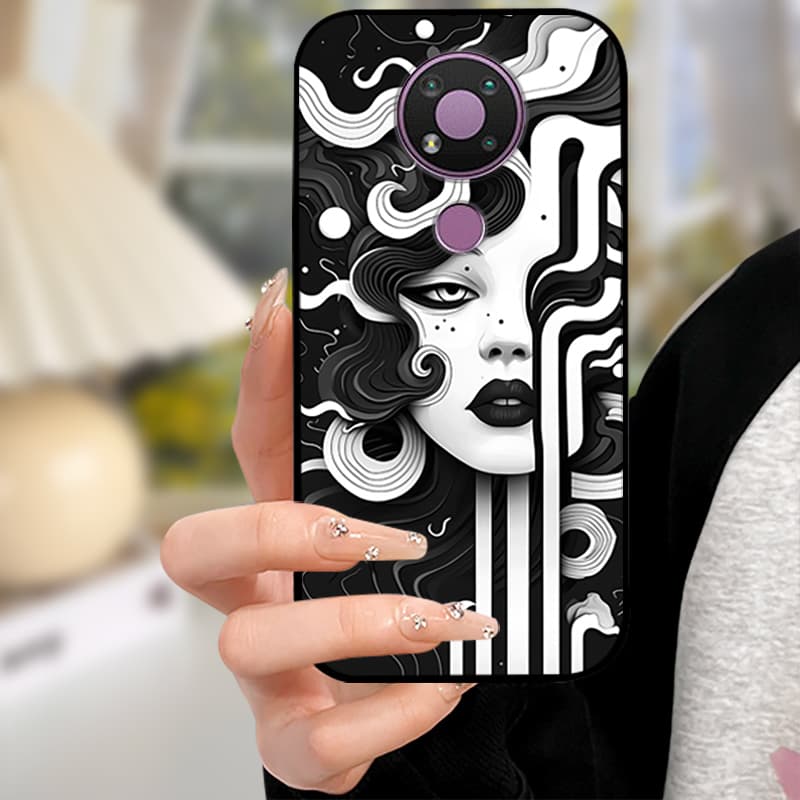 Capa For Nokia 5.4 Cases Black Silicon Soft TPU Phone Case For Nokia 5.4 5.1 7.1 Protective Camera Coque Nokia5.4 Back Shells