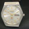 Citizen AUTOMATIC 8200 VINTAGE JAPAN MENS SILVER COLOR DIAL WATCH A702764-1 R210-a702764