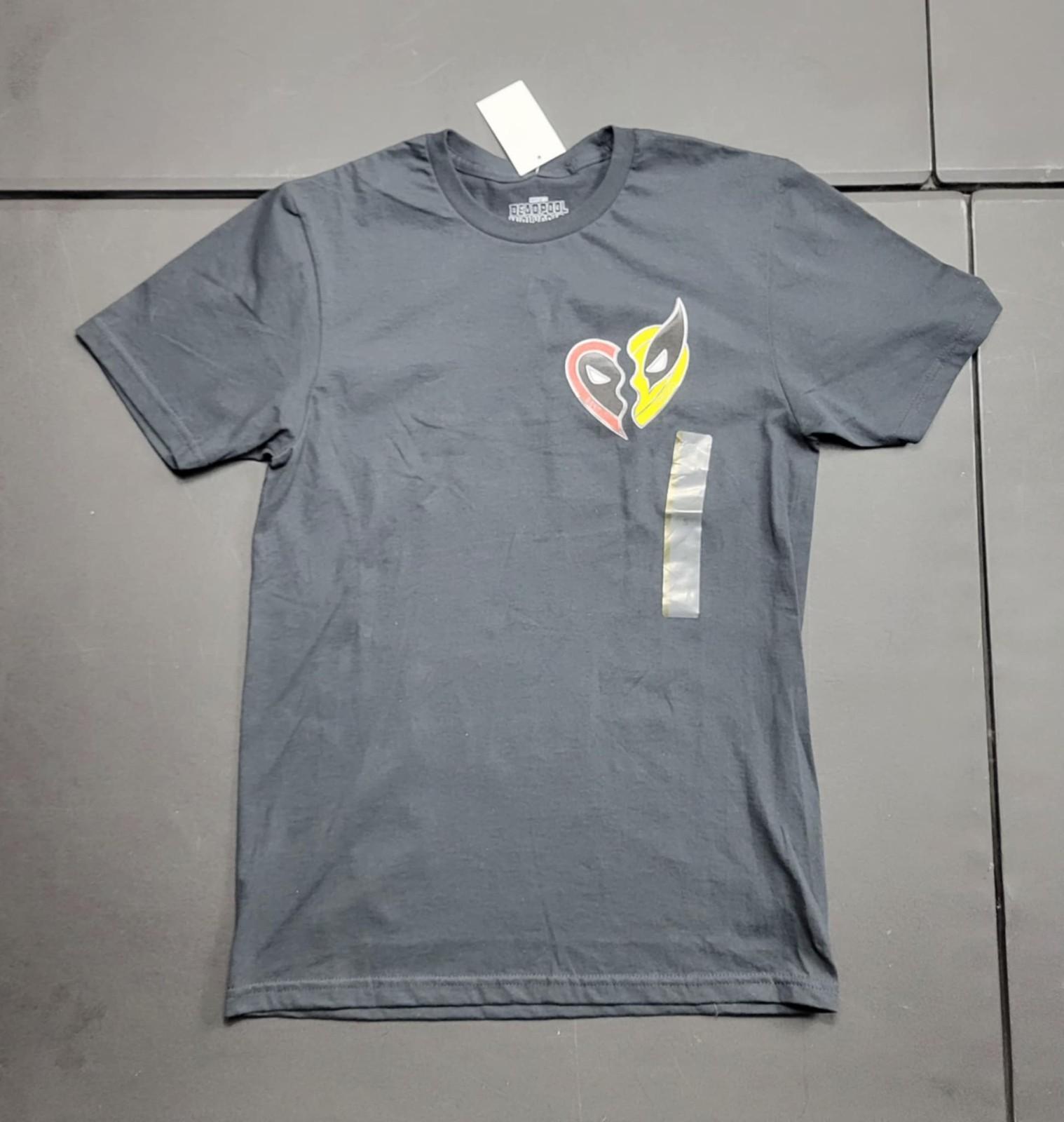 Deadpool Wolverine Graphic T-Shirt Men s Size Small Best Friends Short Sleeve S