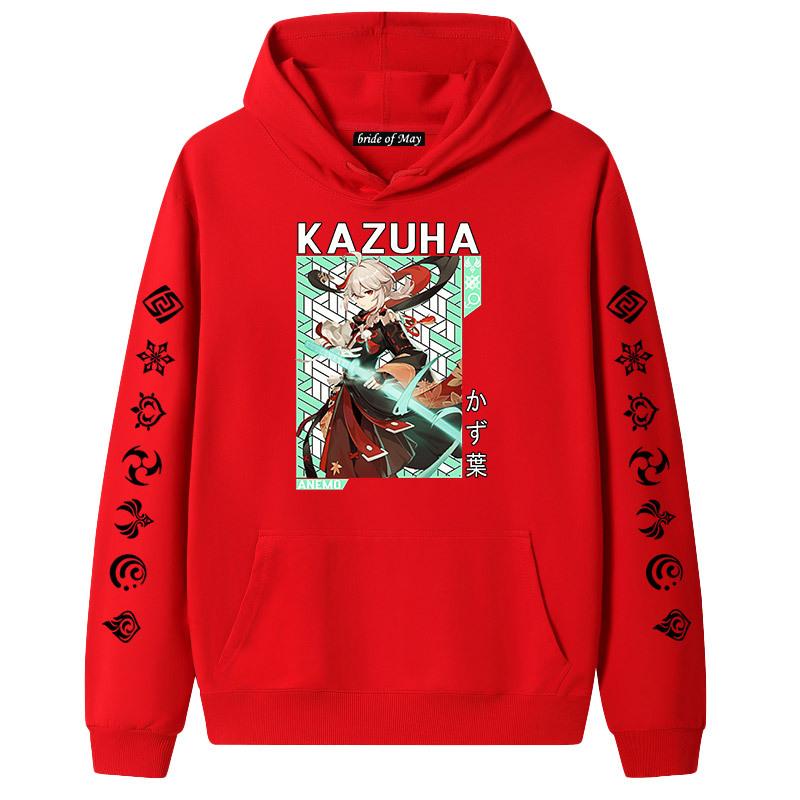 Genshin Impact Mobile Tour Character Maple Yuanwanye hettegenser Langermet genser for menn og kvinner Par Mote Topp fortykket