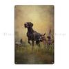 Hunting Pheasant with German Shorthaired Pointer Bird Hunting Season Ready To Hunt Metal Wall Plaque Print Tin Sign Poster