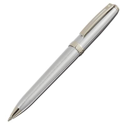 SHEAFFER Prelude Brushed Chrome Ballpoint CT Official Import Pen, Oil-Based, N234051,