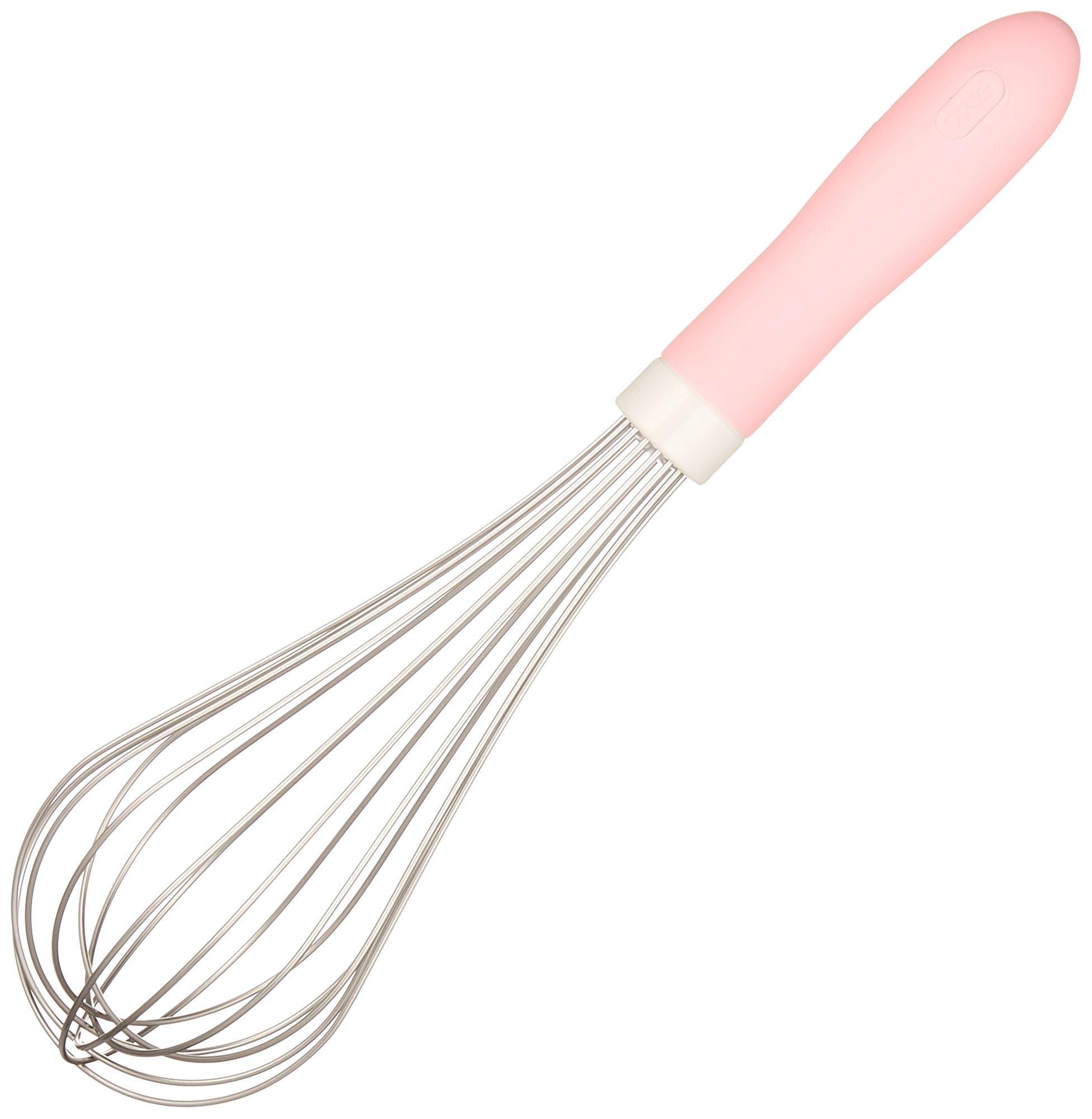 Эндо Шоджи TKG Антибактериальная цветная ручка Сделано в Японии с и BAW3205 Венчик, 30 см, Розовый, SUS304, Нейлон, Полипропилен, розовый
