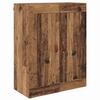 Wall Mounted Cabinet 2 pcs Reclaimed Wood Look 69.5 x 34 x 90 cm