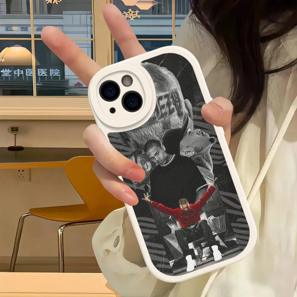 C-Chris B-Braunes Leder Handyhülle Für IPhone 16 15 14 13 12 11 Pro Max Plus Stoßfeste Hülle