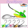 Isca de Pesca Proberos Jig018 Com Cabeça de Chumbo e Peso de Peixe Macio 7g 10g 15g Ideal Para Pesca de Fundo na América do Norte