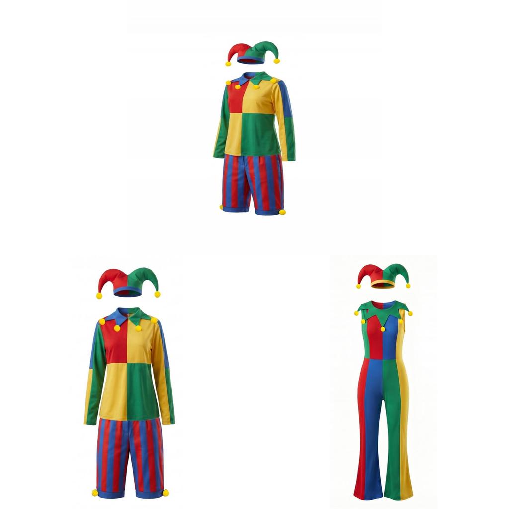 Terrifier Clown Cosplay Outfit With Polyester Fabric For Halloween Party And Themed Events For Men Women