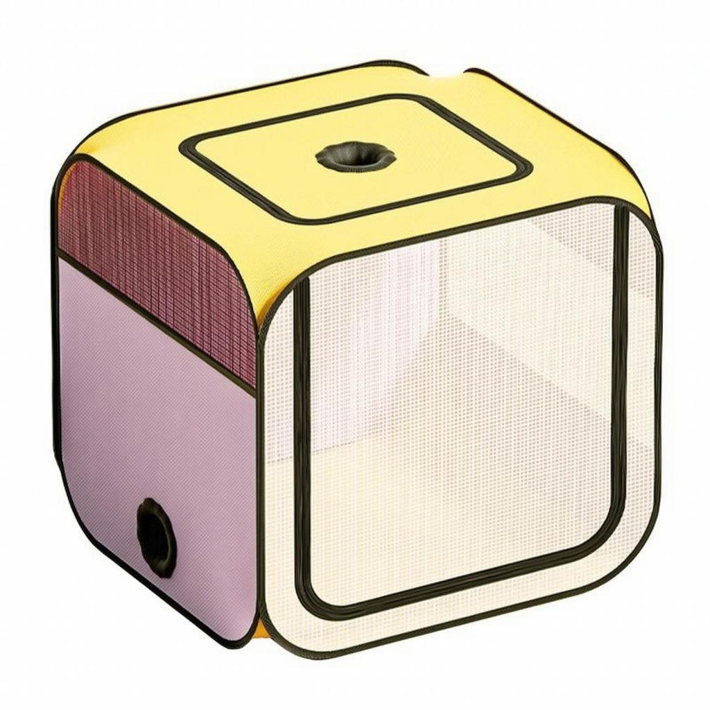 Pet Drying Enclosure with Air-Inlet Port Ventilated Cat Dryer Box for Home