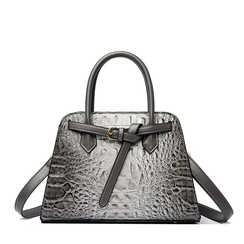 

Fashion Luxury Crocodile Pattern Leather Women Tote Bags Large Capacity Ladies Handbag Winter Style Shoulder Crossbody Bag Purse 31cm 12cm 23cm