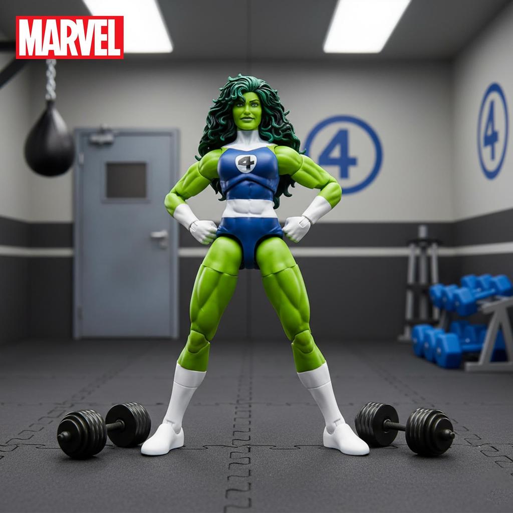 Hasbro Marvel Comics Retro Blister Package Action Figure G0630 She-Hulk 6-Inch