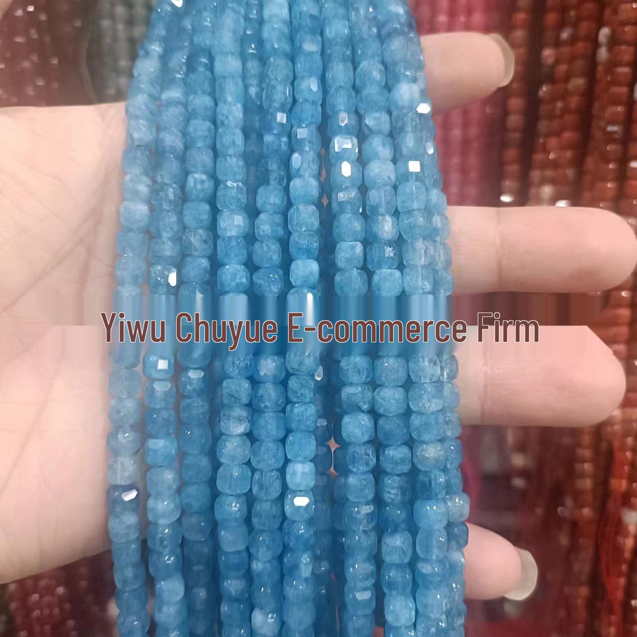 

Граненые кубики из натурального камня 6x6 мм для изготовления украшений своими руками 6mm (Approx. 61 beads per strand)