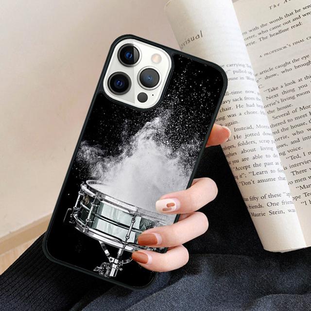 Drummer Playing Drums Phone Case Back Cover for iPhone 17 Air 16 15 14 13 11 12 Pro Max Plus Fundas Coque