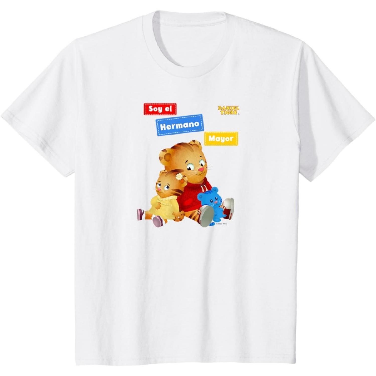 Kids Daniel Tigre_ Soy el Hermano Mayor T-Shirt XXXXXL белый
