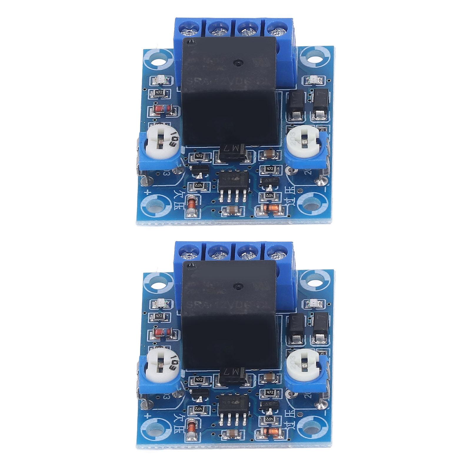 

2PCS 12V Battery Undervoltage Control Board Power Off Protection Switch Module Knob Adjustment