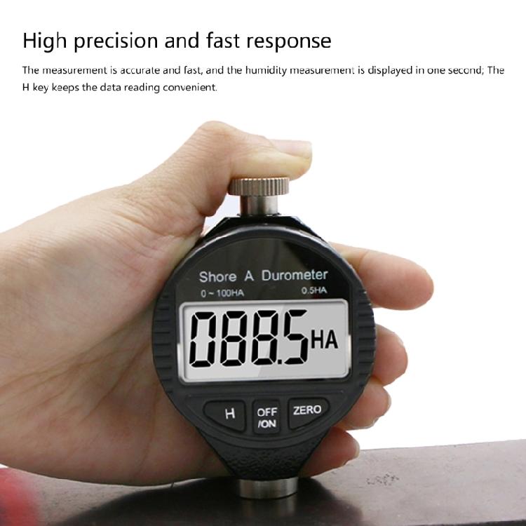 Electronic LCD Durometer Sclerometer Rubber Hardness Tester Meter Paragraph Tool