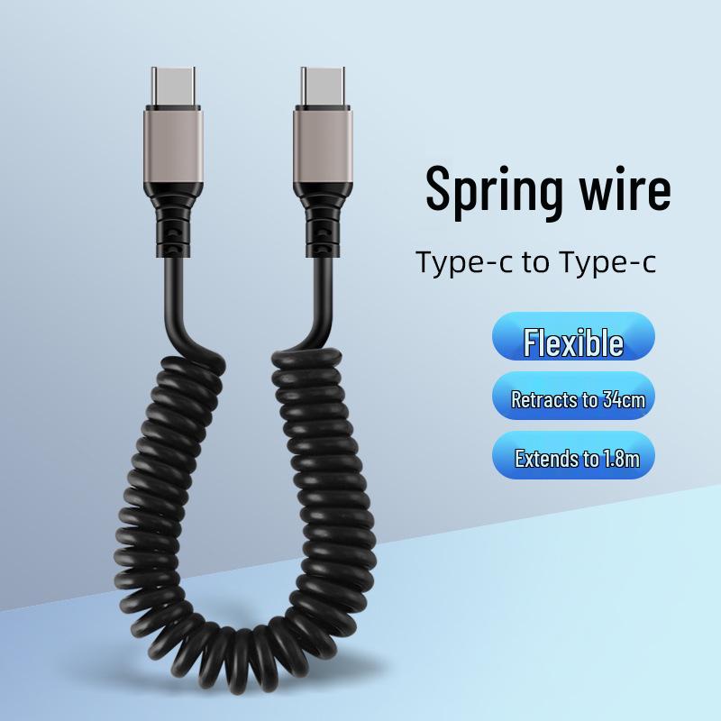 6A Retractable Car Data Cable - Super Fast Charging for Huawei & Apple, Perfect for Car & Motorcycle