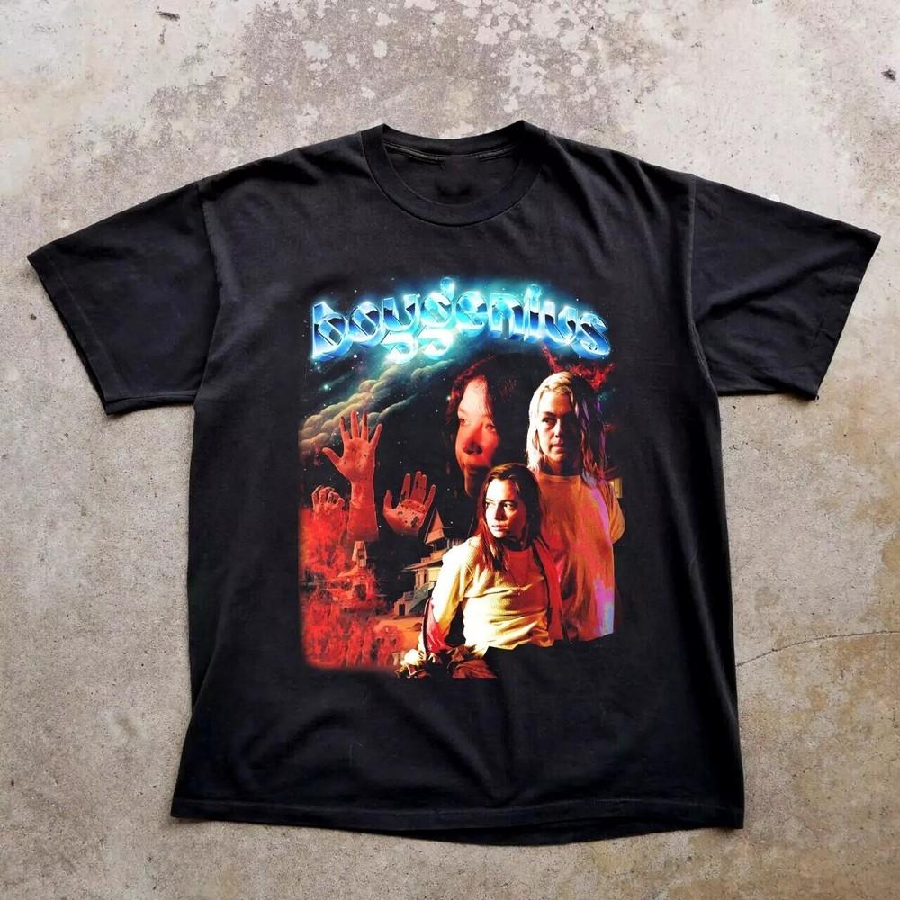

NEW boygenius the film Gift For Fan Short Sleeve Black All Size Shirt Unisex T-Shirt XXXXL