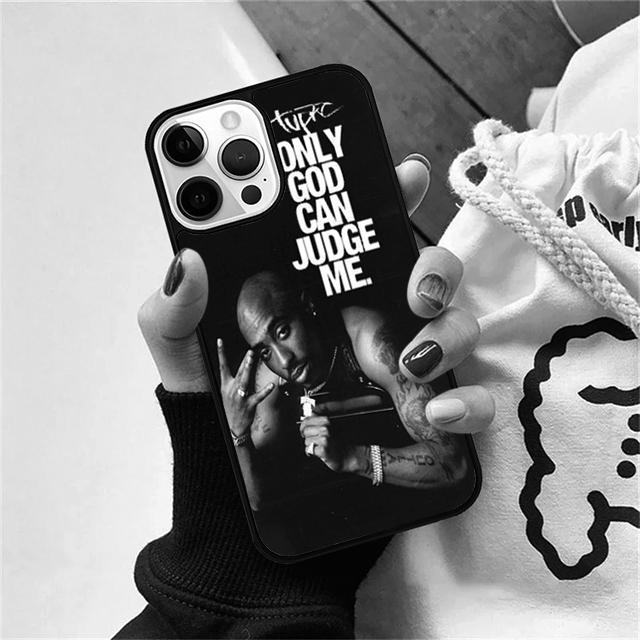 Rap Singer 2Pac Tupac Amaru Shakur Phone Case Cover For iPhone 17 Air 15 16 14 13 12 Pro Max 11 Pro Max Plus