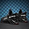 Breathable Knitted Men's Sneakers Teenager Fashion Blade Shoes Elastic Running Sports Shoes Non-slip Mesh Trainers