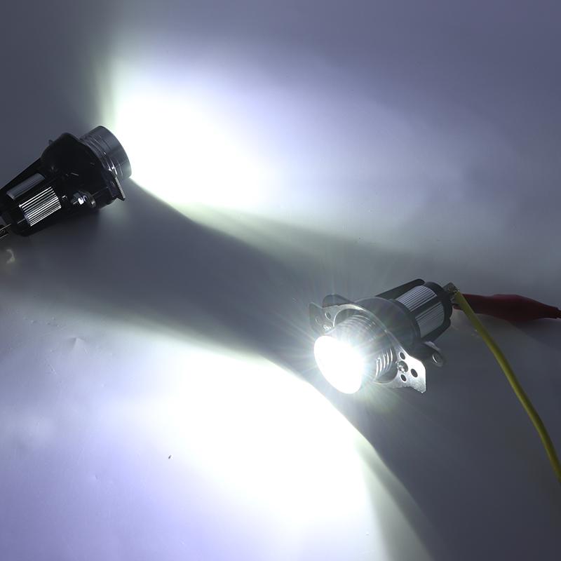 For BMW 3 Series E90 E91 LCI Gen Headlight LED Marker Angel Eyes 328i 335i 20W High Power Long Lasting Life Daytime Light
