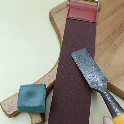 Echtes Leder Schärfriemen Barbier Rasiermesser Rasiermesser Schärfen Schärfer Klappmesser Messer Polieren Schärfen Gürtel