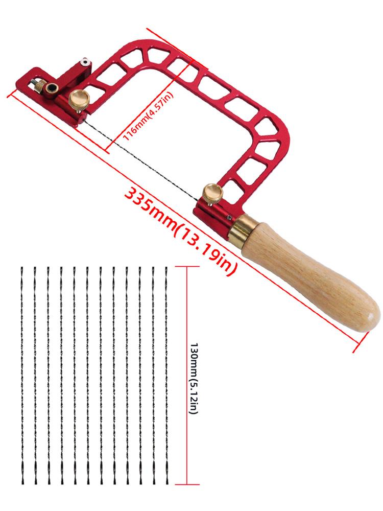 Woodworking Coping Saw Sharper Cutting Energy Save Lower Waste Environmental Protection Fast Cutting Speed Household Tools