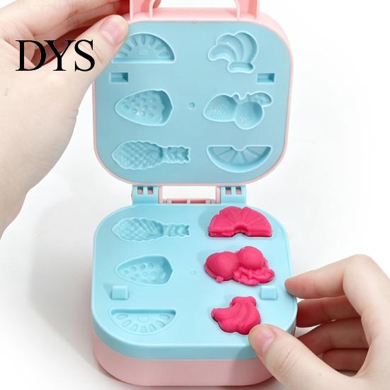 Art Craft Supplies Kids Polymer Clay Press Mold with Handle, DIY Plasticine Modeling Tools Sculpting Machine, Children Making Educational Toy