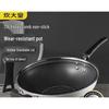 316 Multi-layer Steel Honeycomb Non-stick Wok