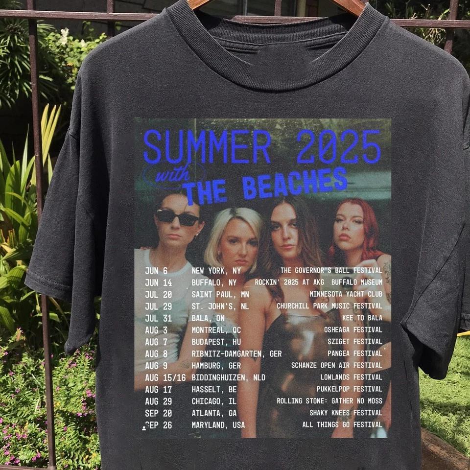

The Beaches Band Summer 2025 Tour Gift For Fan All Size S to 5XL T-shirt K656 L