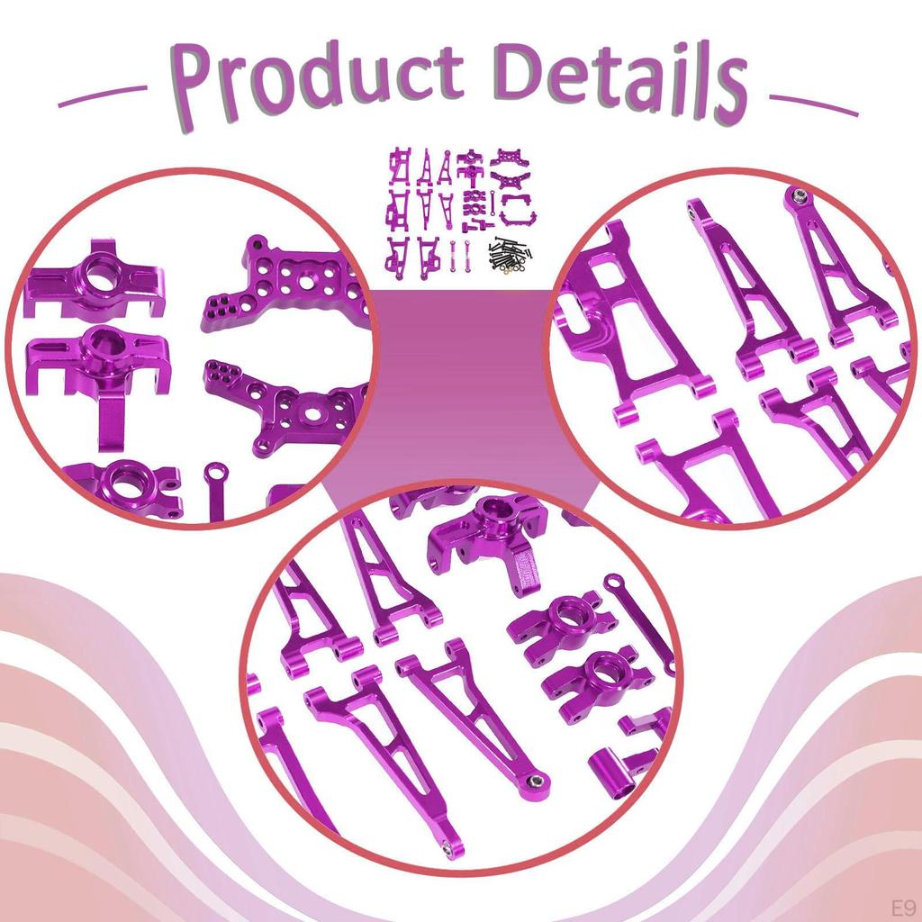 1/14 RC Car Upgrades Front and Rear Shock Aluminum Alloy DIY Accessories Accessory Lower