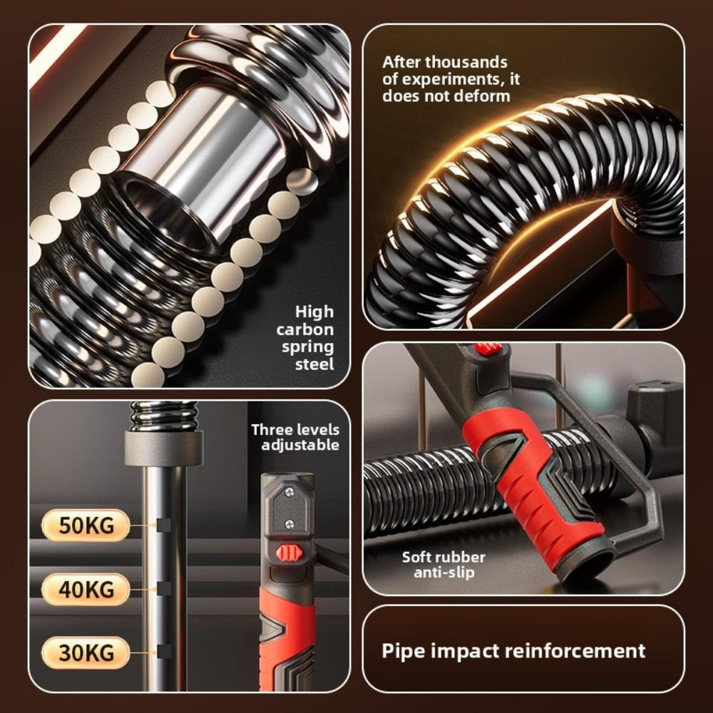 Men's Arm Strength Exercise Arm Fitness Equipment Home Spring Grip Strength Chest Muscle Training Adjustable Arm Strength Stick