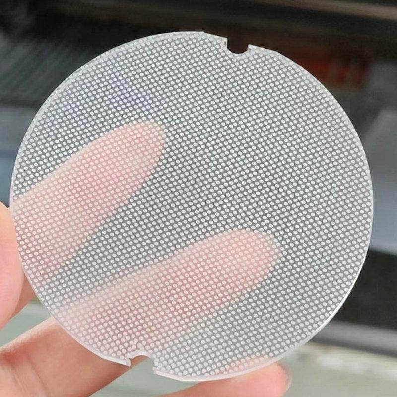 Silk-Screen Free Recessed LED Downlight Laser-Dotted Round Light Guide Plate