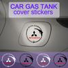 fszp1 Car Fuel Tank Cap Decoration Sticker Auto Exterior Decals For Mitsubishi Lancer 10 Xpander Pajero 4 Montero V73 Triton Evolution
