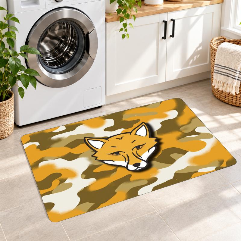 Flannel Kitchen Mat Leicester City Football Soft Area Rug Non Slip Floor Carpet Home Decoration