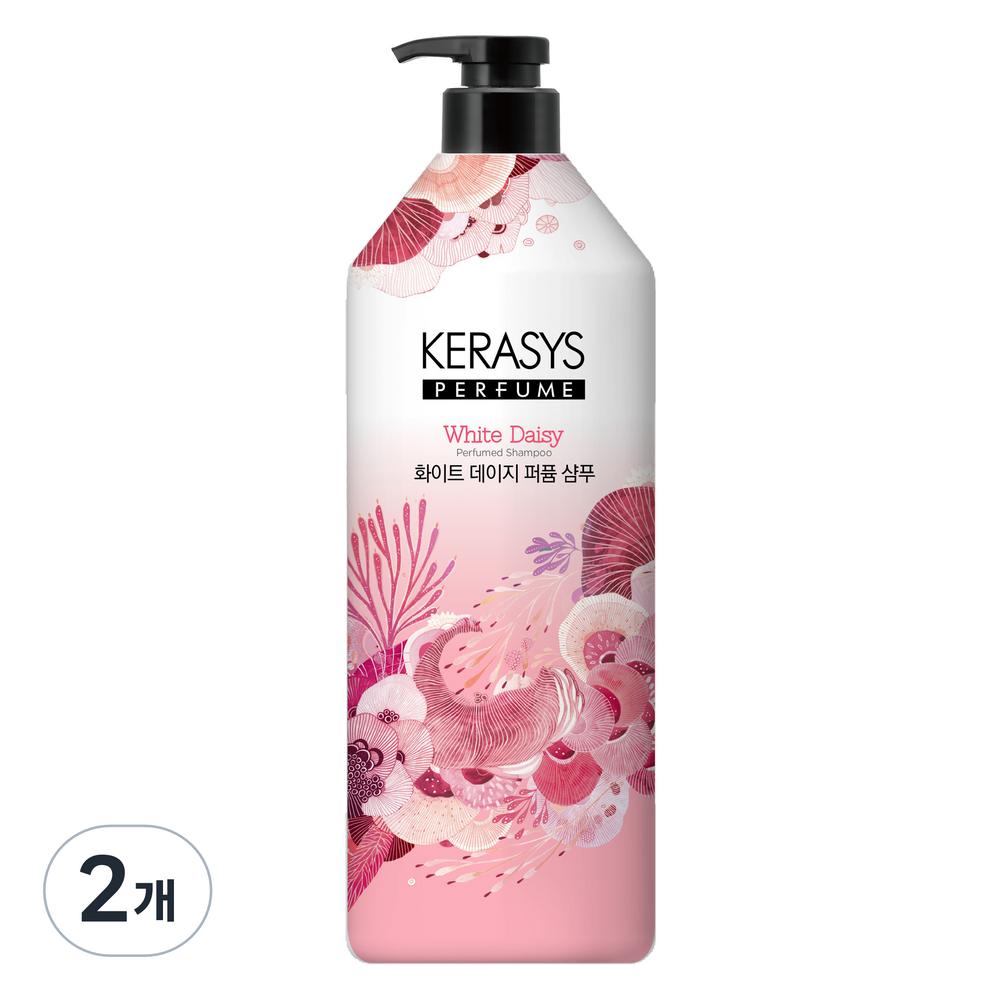 

Парфюмированный шампунь Kerasys White Daisy с ароматом ромашки, 2 шт., 1 л