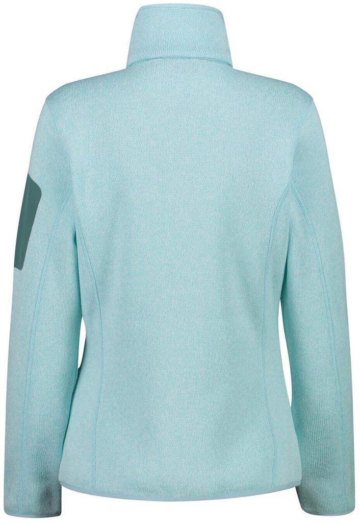 Куртка CMP Woman Fleece Jacket (3H14746) Куртка трикотажная меланжевая Fleece Jacket (3h14746-05et) opale-bianco