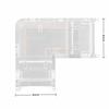 8pcs 8mm Strip Light Connector Transparent LED Strip Connector  For COB LED Strip Light